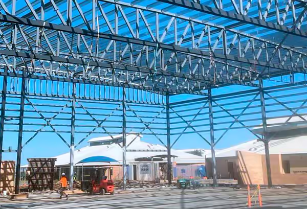 Structural steel fabrication