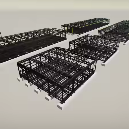 Blast Resistant Building steel structure project