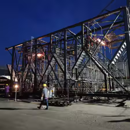 Nentx ASP Access Structure steel fabrication project